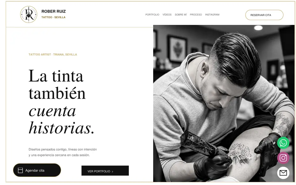 Web de Rober Ruiz Tattoo